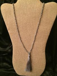 Silver Tassle Necklace //269
